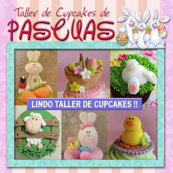 taller de cupcakes de Pascuas